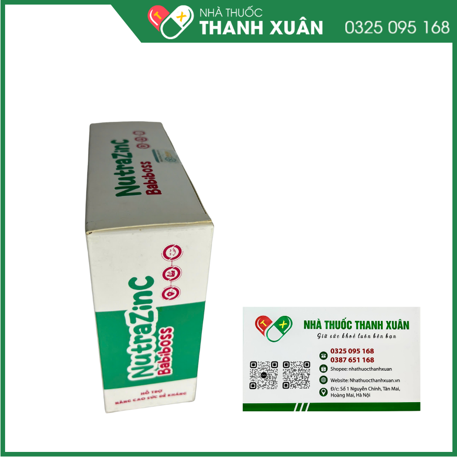 NutraZinC Babiboss bổ sung kẽm và vitamin